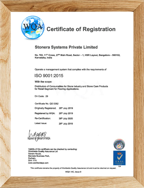 WQA_Certification_Stonera_systems_Bangalore